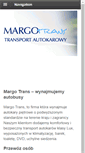 Mobile Screenshot of margotrans.com.pl